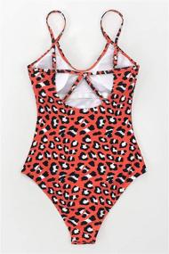 img 1 attached to CUPSHE Womens Cutout Double Swimsuit