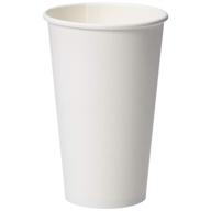 amazon basics compostable 16 oz. hot paper cup - eco-friendly choice for hot beverages, 100 count logo