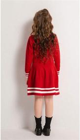 img 1 attached to Stylish Striped Uniform Dresses for Girls by SMILING PINKER Clothing