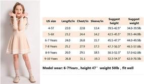 img 2 attached to Стильные полосатые униформенные платья для девочек от бренда SMILING PINKER Clothing