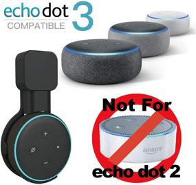 img 2 attached to 🔌 Sintron настенный держатель белого цвета для Echo Dot: умная домашняя розетка с дизайном без проводов, решение для экономии пространства
