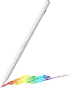 img 4 attached to 🖊️ Advanced Tilt Creative Stylus Pen for Apple iPad Pro 5th Gen 12.9 2021 | iPad Pro 4th & 3rd Gen | iPad Air 4 & 3 | iPad 9th, 8th, 7th, 6th Gen | Compatible with 2018-2021 All Apple iPads