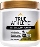 💪 boost muscle growth, enhance strength & performance with true athlete kre alkalyn - buffered creatine nsf certified for sport (7.05 oz powder) logo