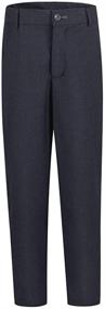 img 4 attached to Fersumm Dress Pants Adjustable 10 Boys' Clothing: Sleek and Comfy Styling for Growing Boys