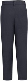img 2 attached to Fersumm Dress Pants Adjustable 10 Boys' Clothing: Sleek and Comfy Styling for Growing Boys