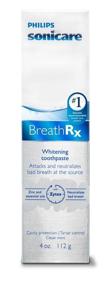 img 1 attached to Sonicare BreathRx Clean Mint Whitening Toothpaste, 4oz, DIS363/03 by Philips