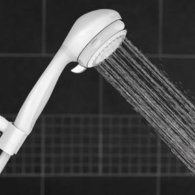 img 3 attached to 🚿 White Waterpik Handheld Shower Head with Hose, 1.8 GPM PowerSpray - NVL-651E