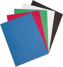 img 2 attached to Pacon Glitter Construction Paper Pad: 5 Assorted Colors, 9x11.5, 50 Sheets - High-Quality Craft Paper with Sparkling Finish!