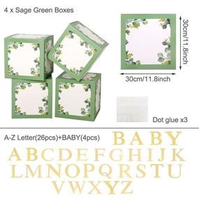 img 3 attached to Sage Green Baby Shower Boxes