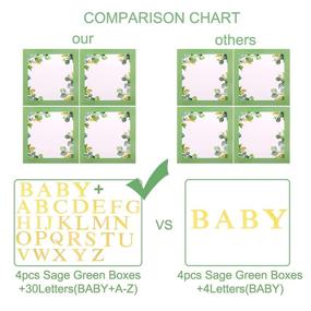 img 2 attached to Sage Green Baby Shower Boxes