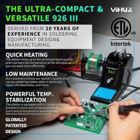 img 3 attached to 🔥 YIHUA Adjustable Calibration Soldering Iron - Temperature Range 194ºF to 896ºF