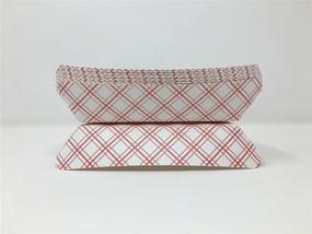 img 4 attached to 🌭 100-Pack of 7-Inch Mr. Miracle Paper Hot Dog Trays in Red White Pattern - Disposable, Recyclable, Fully Biodegradable, Made in USA