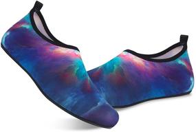 img 3 attached to HMIYA Aqua Socks: Versatile Water Shoes for Women & Men - Ideal for Beach, Yoga, Surfing, and Swimming!