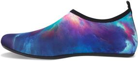 img 2 attached to HMIYA Aqua Socks: Versatile Water Shoes for Women & Men - Ideal for Beach, Yoga, Surfing, and Swimming!