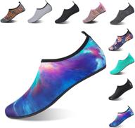 hmiya aqua socks: versatile water shoes for women & men - ideal for beach, yoga, surfing, and swimming! logo