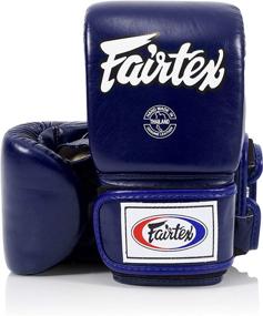 img 4 attached to 🥊 Fairtex Muay Thai Bag Gloves TGO3 TGT7 - Black Red Blue White Yellow - Medium Large - Training & Sparring Bag Boxing Gloves for Kick Boxing MMA K1