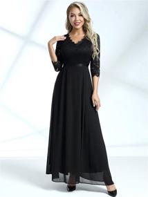 img 1 attached to 👗 MISSMAY Women's Formal Sleeve Evening Wear - Trendy Women's Clothing