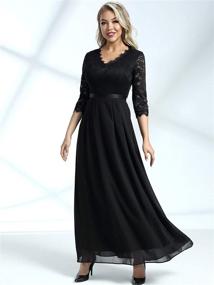 img 2 attached to 👗 MISSMAY Women's Formal Sleeve Evening Wear - Trendy Women's Clothing