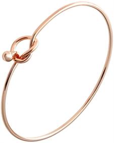 img 2 attached to 💍 SENFAI Sleek Knot Bangle Bracelet - Ideal Bridesmaid Gift & Stylish Cuff Bracelet