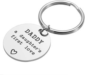 img 3 attached to 🎁 Stainless Steel Keychain for Daughters' Birthday Celebration