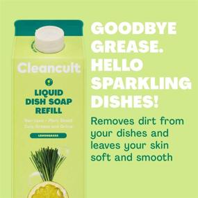img 3 attached to 🌿 Cleancult Lemongrass Dish Soap Refill, 32 oz, 3 Pack - Cruelty Free, Eco Friendly, Degreaser & Dishwashing Liquid