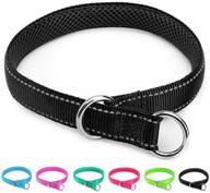 🐶 mycicy reflective dog choke collar: durable nylon training slip collar for dogs – enhance visibility логотип