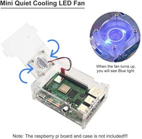 img 3 attached to Бесщеточный бесшумный радиатор Raspberry Cooling