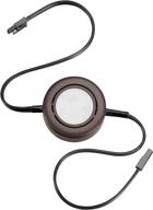 🔦 getinlight in-0107-1-bz-27 swivel led puck light: etl listed, recessed/surface mount, warm white 2700k, bronze finish логотип