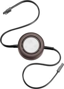 img 3 attached to 🔦 GetInLight IN-0107-1-BZ-27 Swivel LED Puck Light: ETL Listed, Recessed/Surface Mount, Warm White 2700K, Bronze Finish