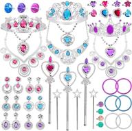 👸 princess themed jewelry set with necklaces and bracelets logo
