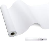 🎨 premium white art paper roll - 15 inch by 82 feet (984 inch) - versatile drawing paper, easel paper roll for kids, wall art, bulletin boards, gift wrapping, and crafts logo