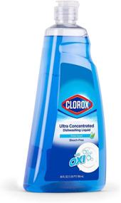 img 2 attached to 🔍 26 Fl Oz Clorox Liquid Dish Soap with Oxi in Fresh Scent - Bleach-Free Dishwashing Liquid | Powerful Grease Removal, Effective for Dishwashing and Cleaning | Ultra Concentrated Clorox Dishwashing Soap