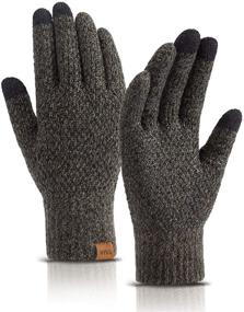 img 4 attached to Stay Safe and Warm with MAJCF Thermal Weather Anti Slip Elastic