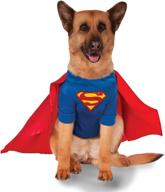 🦸 superman pet costume with shirt and cape by dc comics логотип