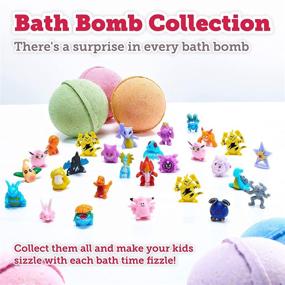 img 3 attached to 🛁 Ручные сюрпризы игрушечных бомб для ванны для детей - 100% натуральные и органические - идеальные подарки для девочек 3-х лет и мальчиков 5-ти лет - набор из 6 больших ванных бомб в 6 цветах.