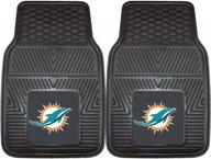 fanmats miami dolphins vinyl heavy logo