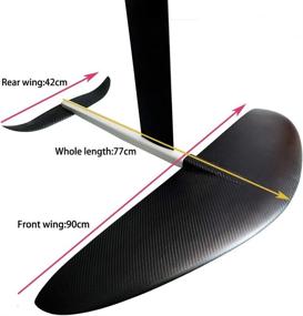 img 1 attached to 🏄 CISIMOVE Exclusive Big Wing Full Carbon SUP Hydrofoil with Aluminum Parts: The Ultimate Surf Foil for Maximum Performance