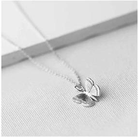 img 1 attached to 🦋 Stylish RZKING Friendship Necklace: Butterfly Elephant Girls' Jewelry