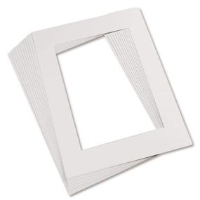 img 3 attached to 🖼️ Pacon PAC72510 Pre-Cut Mat Frames - 12 Pack, White, 11.5 x 16.75", with 8 x 10.75" Window