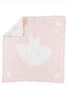 barefoot dreams cozychic scalloped receiving bedding logo