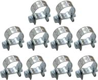 🔒 pack of 10 xtremeamazing fuel injection hose clamps, 1/2"-9/16" dia - perfect replacement option logo