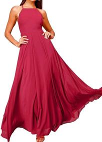 img 3 attached to 👗 FANCYINN Backless Spaghetti Cocktail Bridesmaid Women's Clothing: Elegant and Stylish Dresses