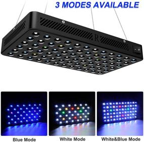 img 1 attached to 🐠 Enhance Your Aquatic Experience with the Relassy 600W LED Aquarium Light: Dimmable, Timer Remote Control, Full Spectrum for SPS LPS Coral, Saltwater Fish Tank, Nano Aquariums & more!