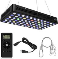 🐠 enhance your aquatic experience with the relassy 600w led aquarium light: dimmable, timer remote control, full spectrum for sps lps coral, saltwater fish tank, nano aquariums & more! логотип
