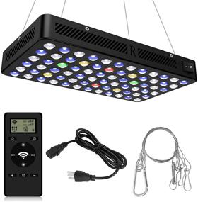 img 4 attached to 🐠 Enhance Your Aquatic Experience with the Relassy 600W LED Aquarium Light: Dimmable, Timer Remote Control, Full Spectrum for SPS LPS Coral, Saltwater Fish Tank, Nano Aquariums & more!