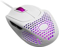 🖱️ cooler master mm720: white matte lightweight gaming mouse | ultraweave cable, 16000 dpi, rgb, claw grip shape логотип