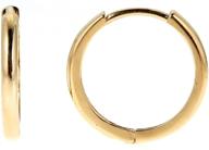 real 14k yellow, white, or rose pink 💍 gold mini or small huggie hoop earrings - by ritastephens logo