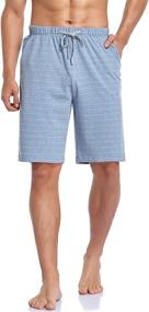 img 1 attached to 🩳 Cotton Lightweight Shorts with Pockets for Men by COLORFULLEAF