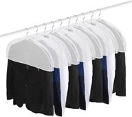 👗 10 pack of pekox storage travel shoulder covers (24x11x2 inches) for clothes clothing, dust cover bags, dress bag hanging garment bag for us customers логотип