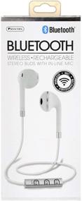 img 2 attached to Bluetooth Wireless Stereo Earbuds White